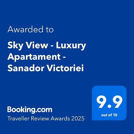 Sky View - Luxury Apartament - Sanador Victoriei Bucarest Extérieur photo